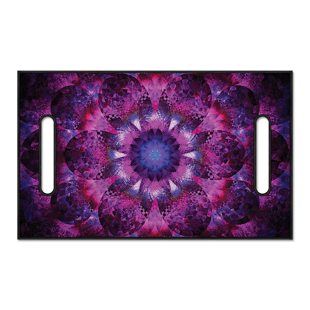 Purple Mandala Flower Print Golf Cart Seat Cover