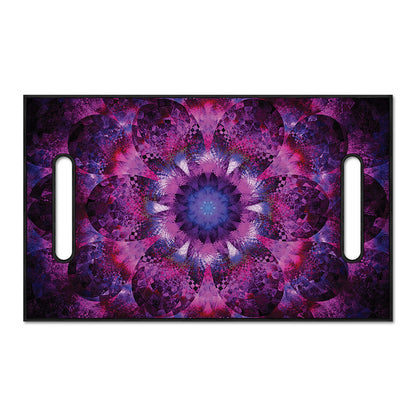 Purple Mandala Flower Print Golf Cart Seat Cover