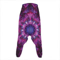 Purple Mandala Flower Print Hammer Pants