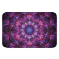 Purple Mandala Flower Print Indoor Door Mat