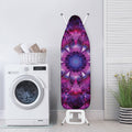 Purple Mandala Flower Print Ironing Board Cover