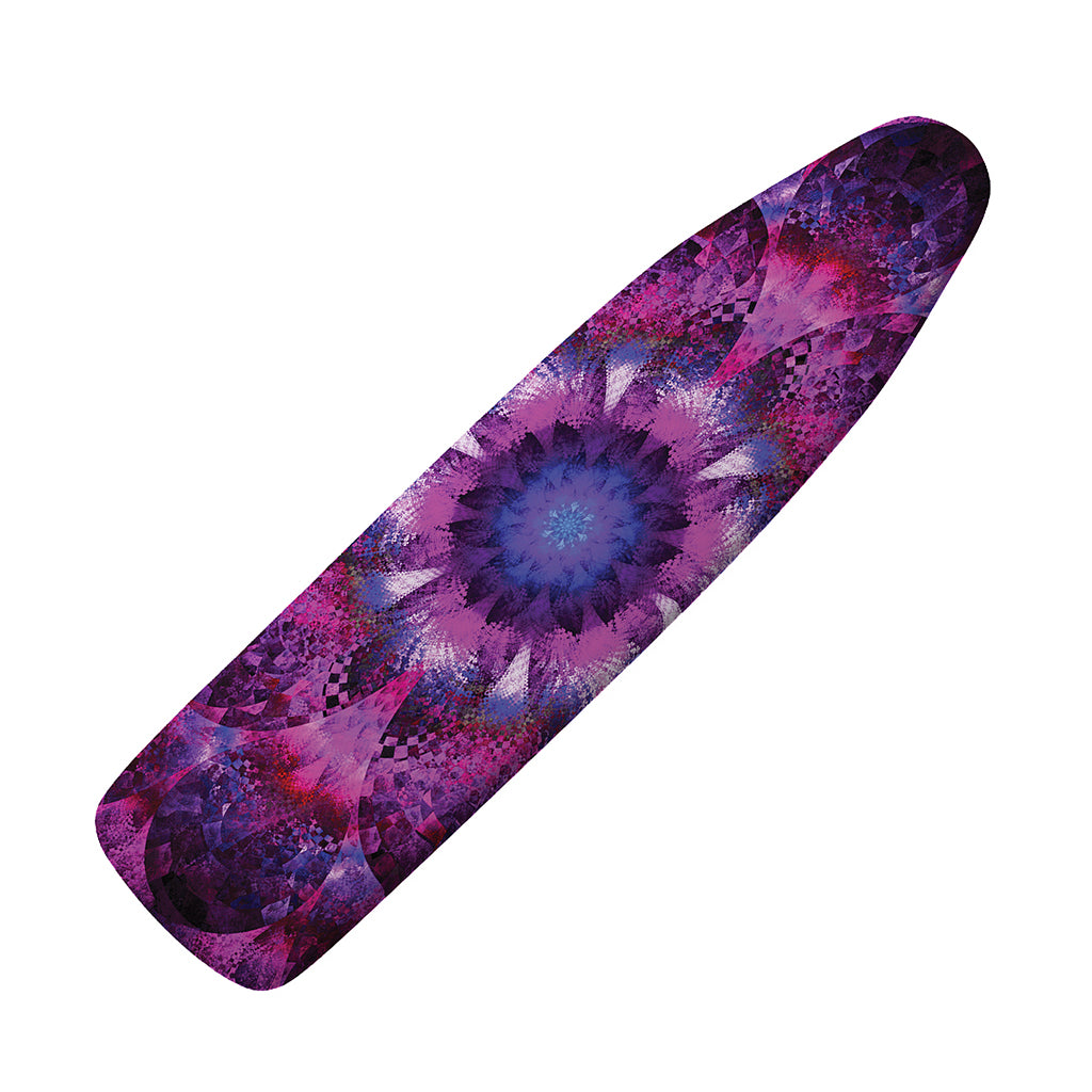 Purple Mandala Flower Print Ironing Board Cover
