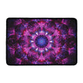 Purple Mandala Flower Print Kitchen Mat