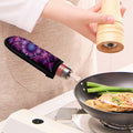 Purple Mandala Flower Print Skillet Handle Cover