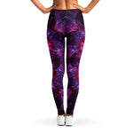 Purple Mandala Flower Print Women's Leggings