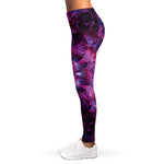Purple Mandala Flower Print Women's Leggings
