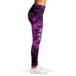 Purple Mandala Flower Print Women's Leggings