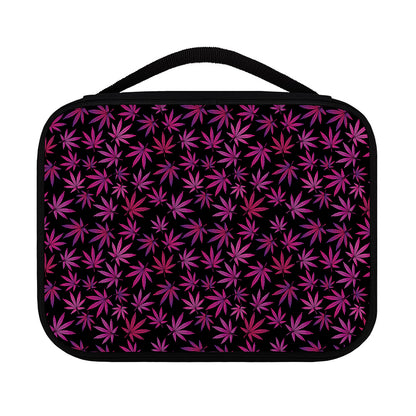 Purple Marijuana Leaf Pattern Print Classic Bible Case