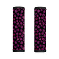 Purple Marijuana Leaf Pattern Print Handle Covers