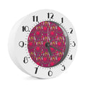 Purple Native Dream Catcher Print Alarm Clock
