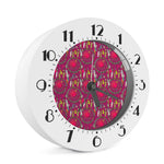 Purple Native Dream Catcher Print Alarm Clock