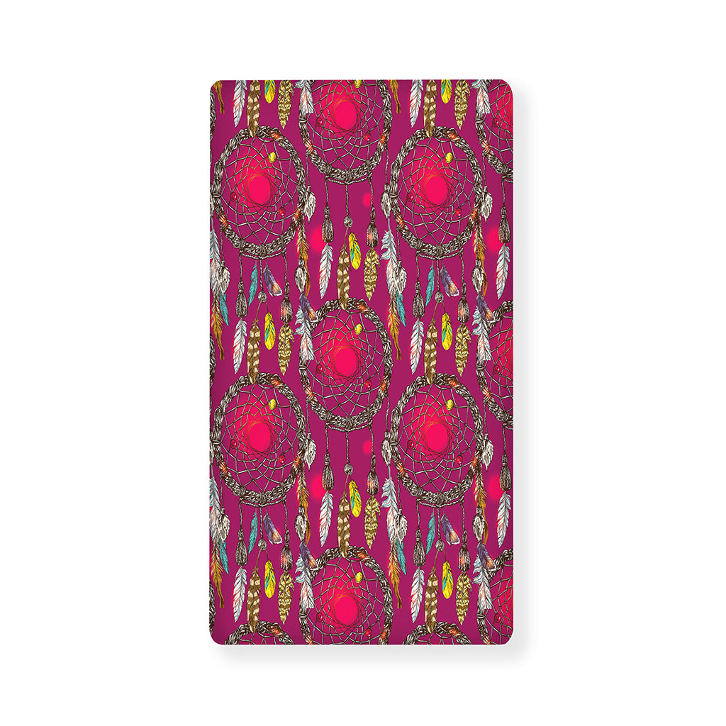 Purple Native Dream Catcher Print Baby Crib Sheet
