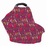 Purple Native Dream Catcher Print Baby Seat Cover