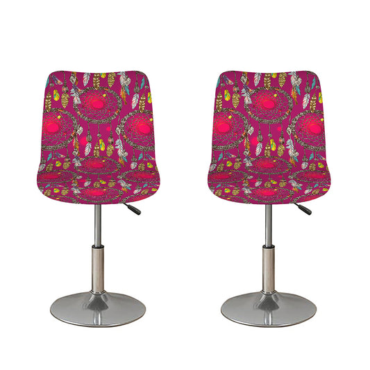 Purple Native Dream Catcher Print Bar Stool Covers
