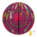 Purple Native Dream Catcher Print Basketball