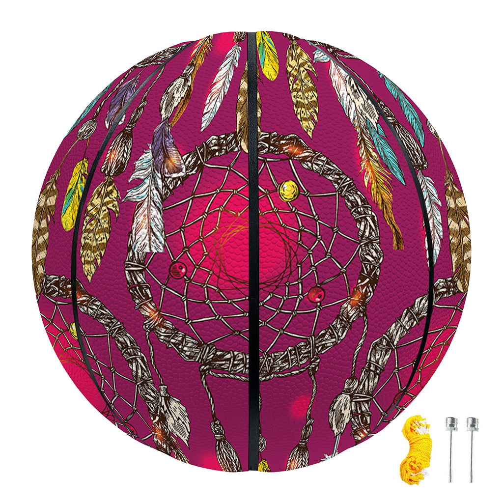Purple Native Dream Catcher Print Basketball