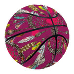 Purple Native Dream Catcher Print Basketball