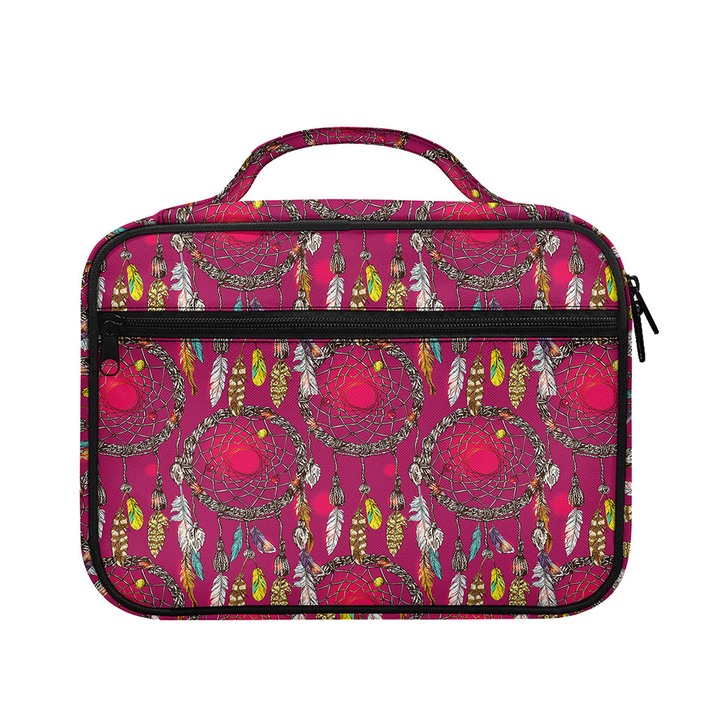 Purple Native Dream Catcher Print Briefcase Bible Bag
