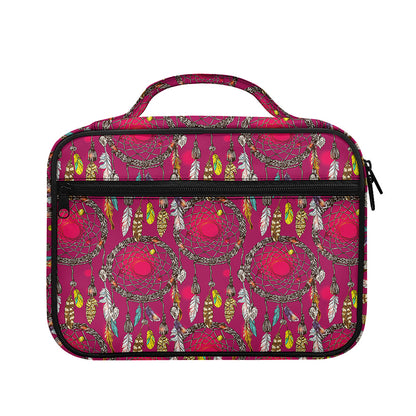 Purple Native Dream Catcher Print Briefcase Bible Bag