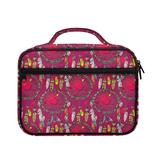 Purple Native Dream Catcher Print Briefcase Bible Bag