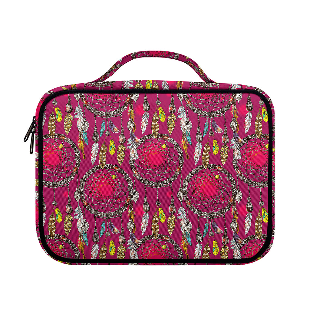 Purple Native Dream Catcher Print Briefcase Bible Bag