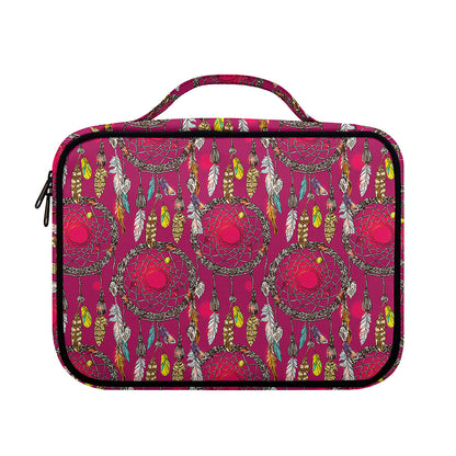 Purple Native Dream Catcher Print Briefcase Bible Bag