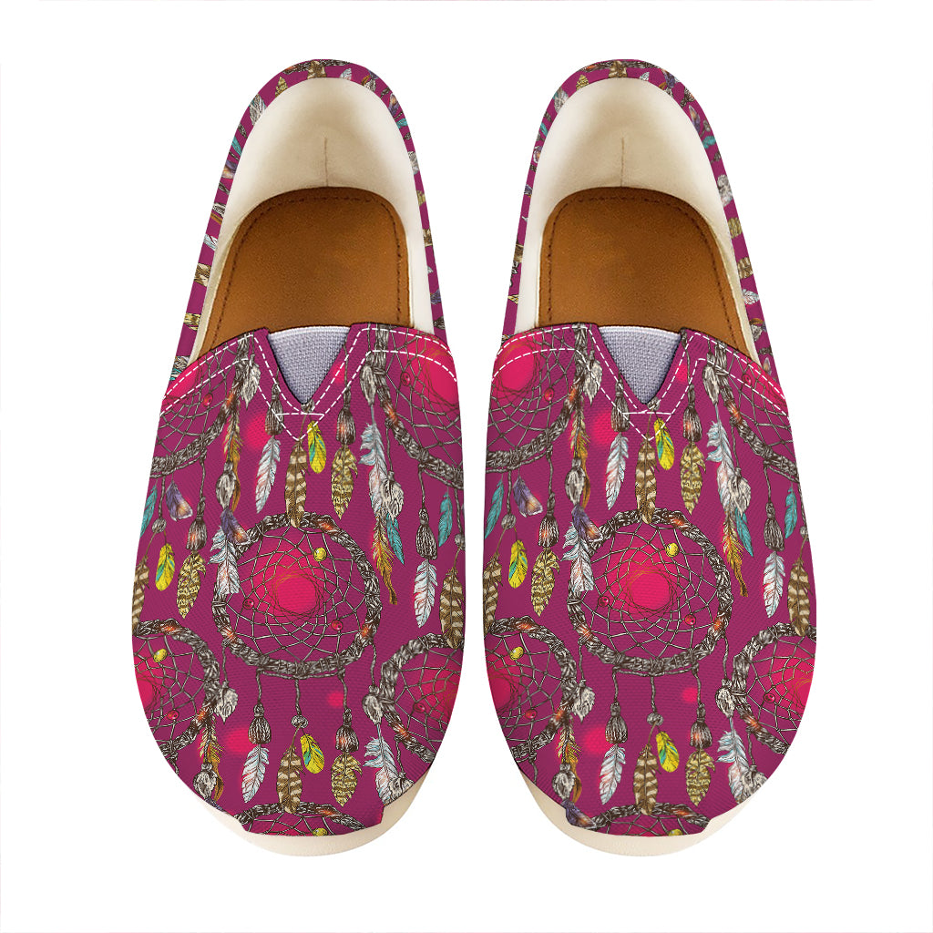 Purple Native Dream Catcher Print Casual Shoes