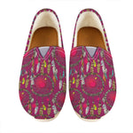 Purple Native Dream Catcher Print Casual Shoes