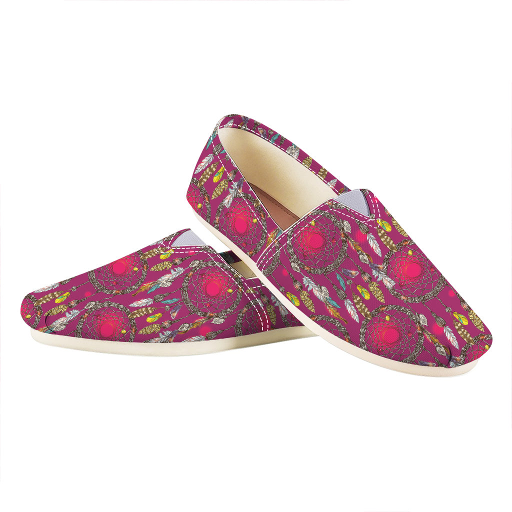 Purple Native Dream Catcher Print Casual Shoes
