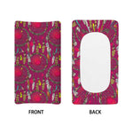 Purple Native Dream Catcher Print Changing Pad Cover