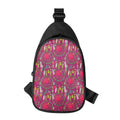 Purple Native Dream Catcher Print Sling Bag