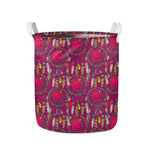 Purple Native Dream Catcher Print Collapsible Laundry Basket