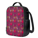 Purple Native Dream Catcher Print Crossbody Lunch Bag