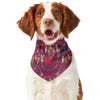 Purple Native Dream Catcher Print Dog Bandana