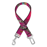 Purple Native Dream Catcher Print Dog Seat Belt