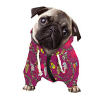 Purple Native Dream Catcher Print Dog Zip Up Hoodie