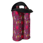 Purple Native Dream Catcher Print Double Neoprene Wine Tote