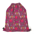 Purple Native Dream Catcher Print Drawstring Bag