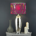 Purple Native Dream Catcher Print Drum Lamp Shade
