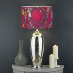 Purple Native Dream Catcher Print Drum Lamp Shade