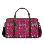 Purple Native Dream Catcher Print Duffle Bag