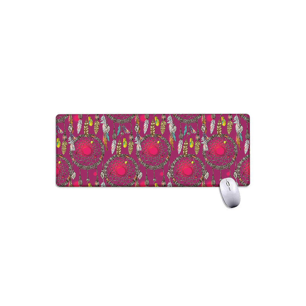 Purple Native Dream Catcher Print Extended Mouse Pad
