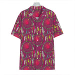 Purple Native Dream Catcher Print Hawaiian Shirt