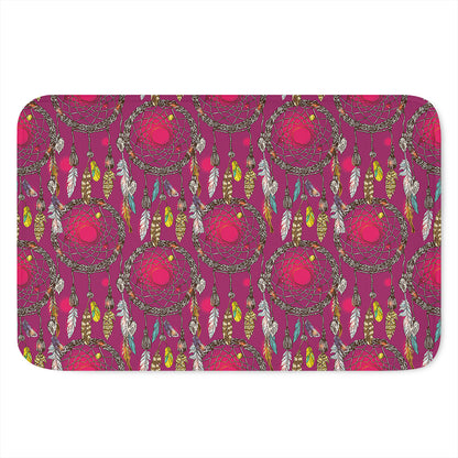 Purple Native Dream Catcher Print Indoor Door Mat