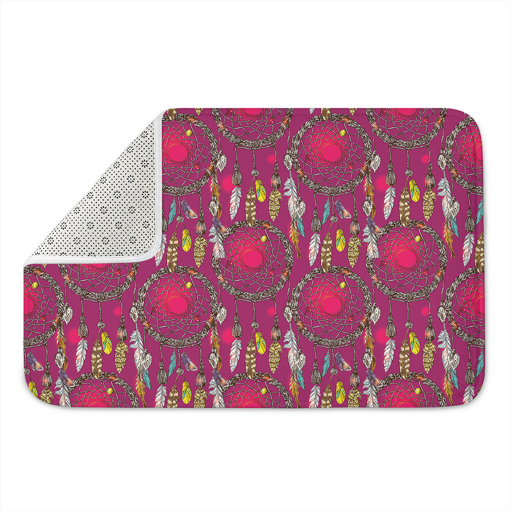 Purple Native Dream Catcher Print Indoor Door Mat