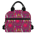 Purple Native Dream Catcher Print Insulated Lunch Bag