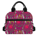 Purple Native Dream Catcher Print Insulated Lunch Bag