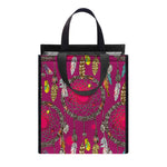 Purple Native Dream Catcher Print Insulated Lunch Tote