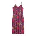 Purple Native Dream Catcher Print Jersey Midi Cami Dress