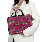 Purple Native Dream Catcher Print Laptop Sleeve With Handle